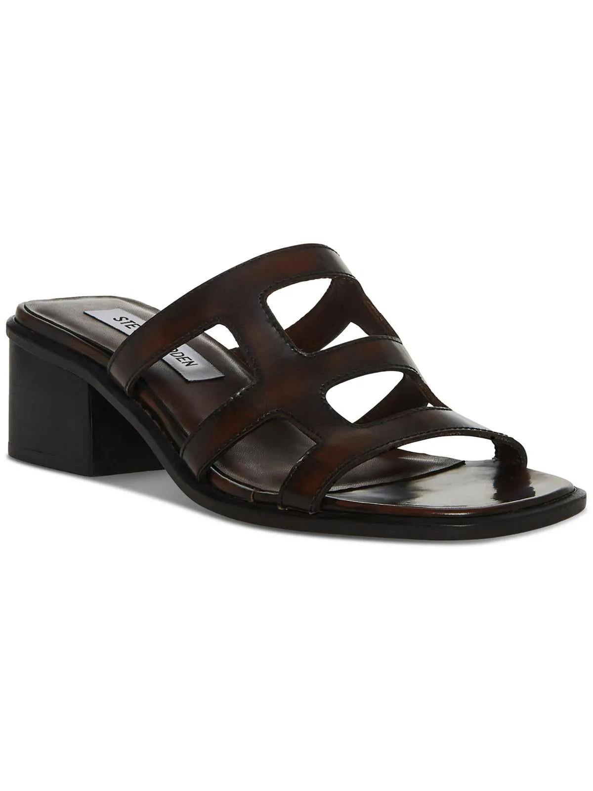 Princess Womens Leather Slip On Heels