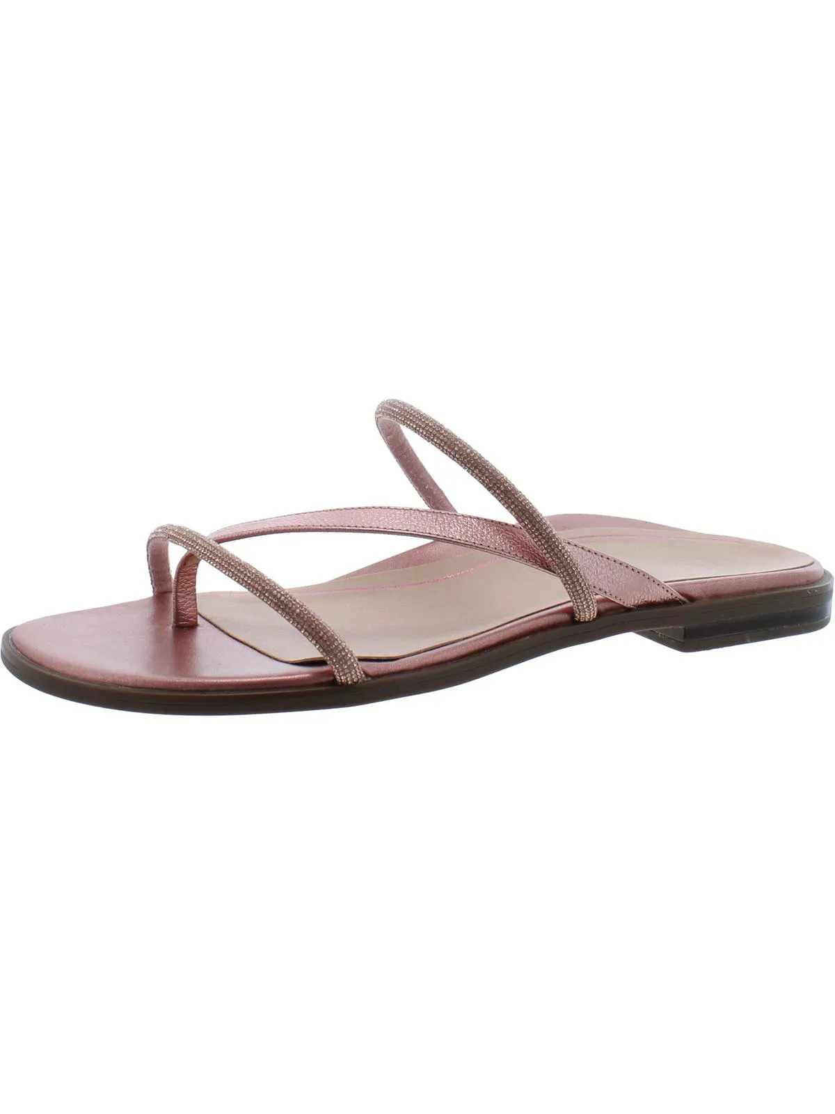 Prism Womens Padded Insole Strappy Slide Sandals