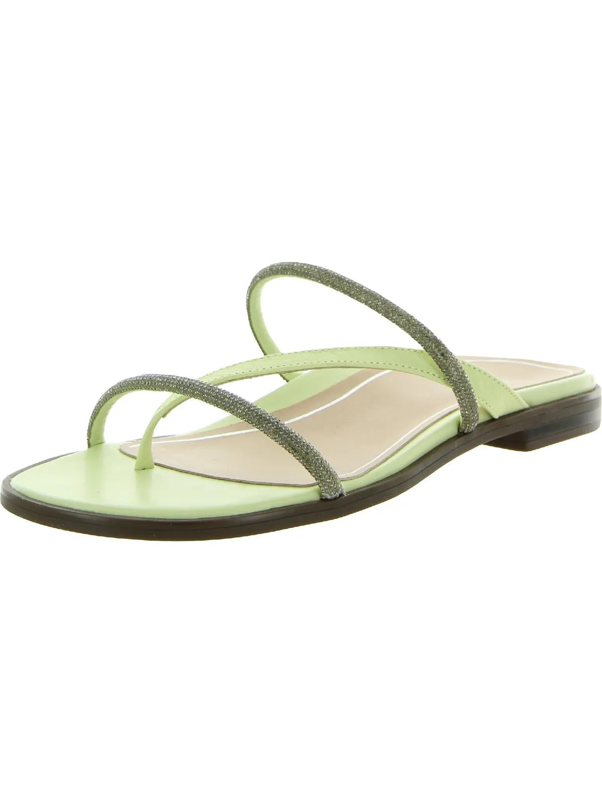 Prism Womens Padded Insole Strappy Slide Sandals