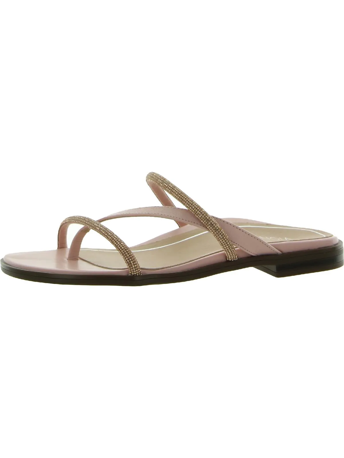 Prism Womens Padded Insole Strappy Slide Sandals