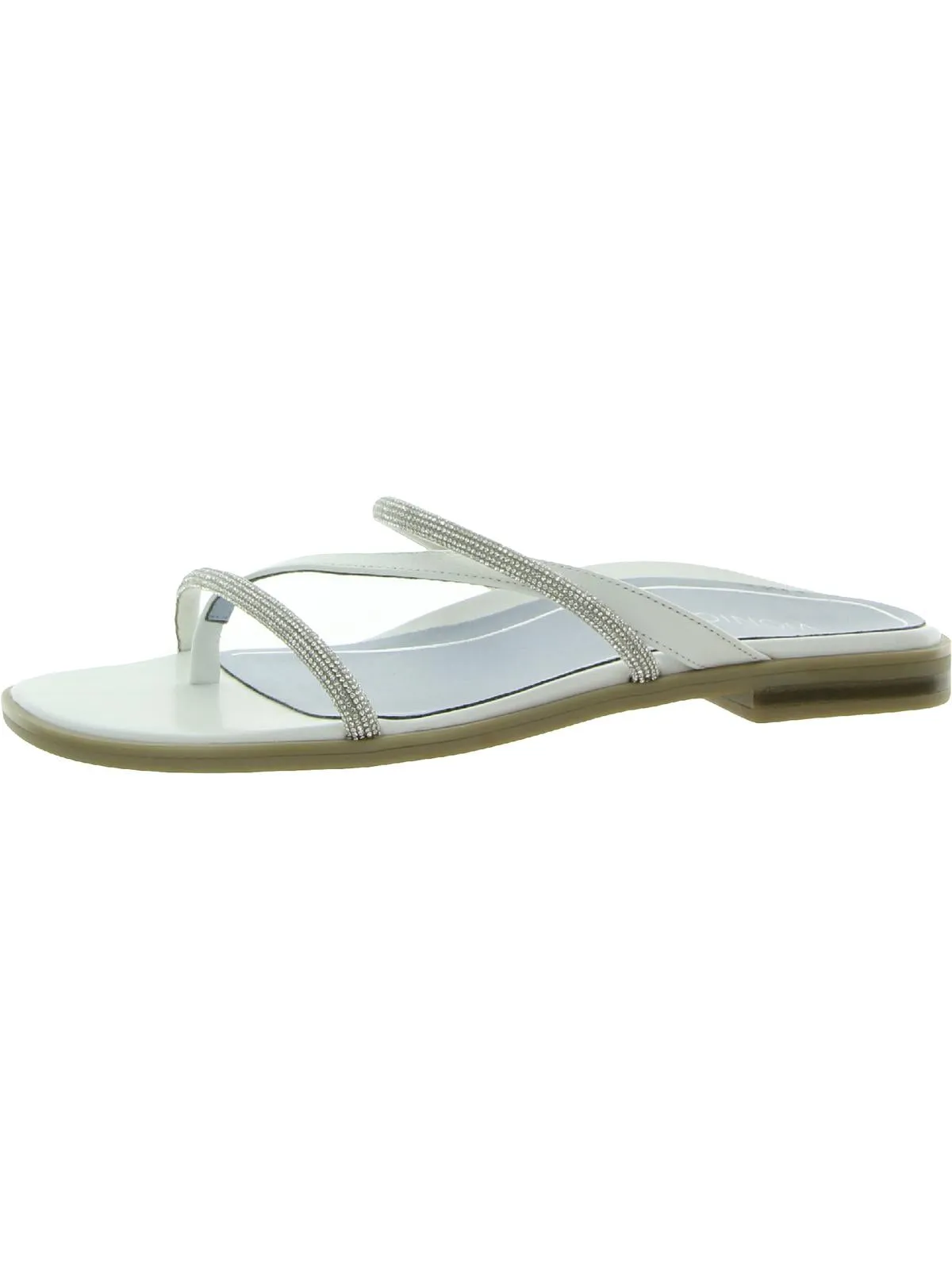 Prism Womens Padded Insole Strappy Slide Sandals
