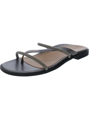Prism Womens Padded Insole Strappy Slide Sandals