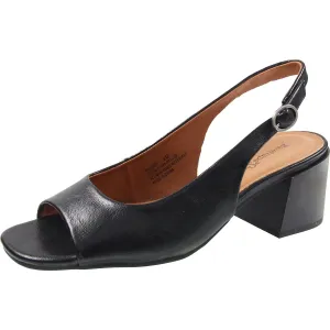 Promise Womens Block Heel Man Made Slingback Sandals