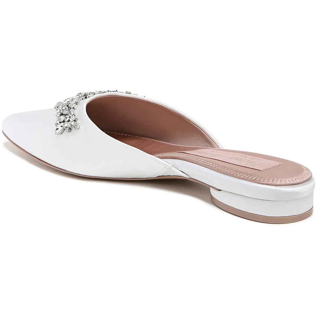 Pyaar Womens Satin Slip On Mules