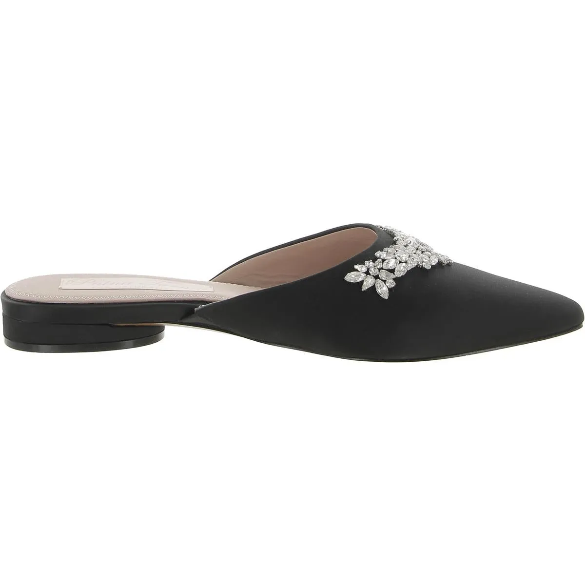 Pyaar Womens Satin Slip On Mules