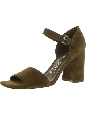 Quelyn 2 Womens Suede Dressy Ankle Strap
