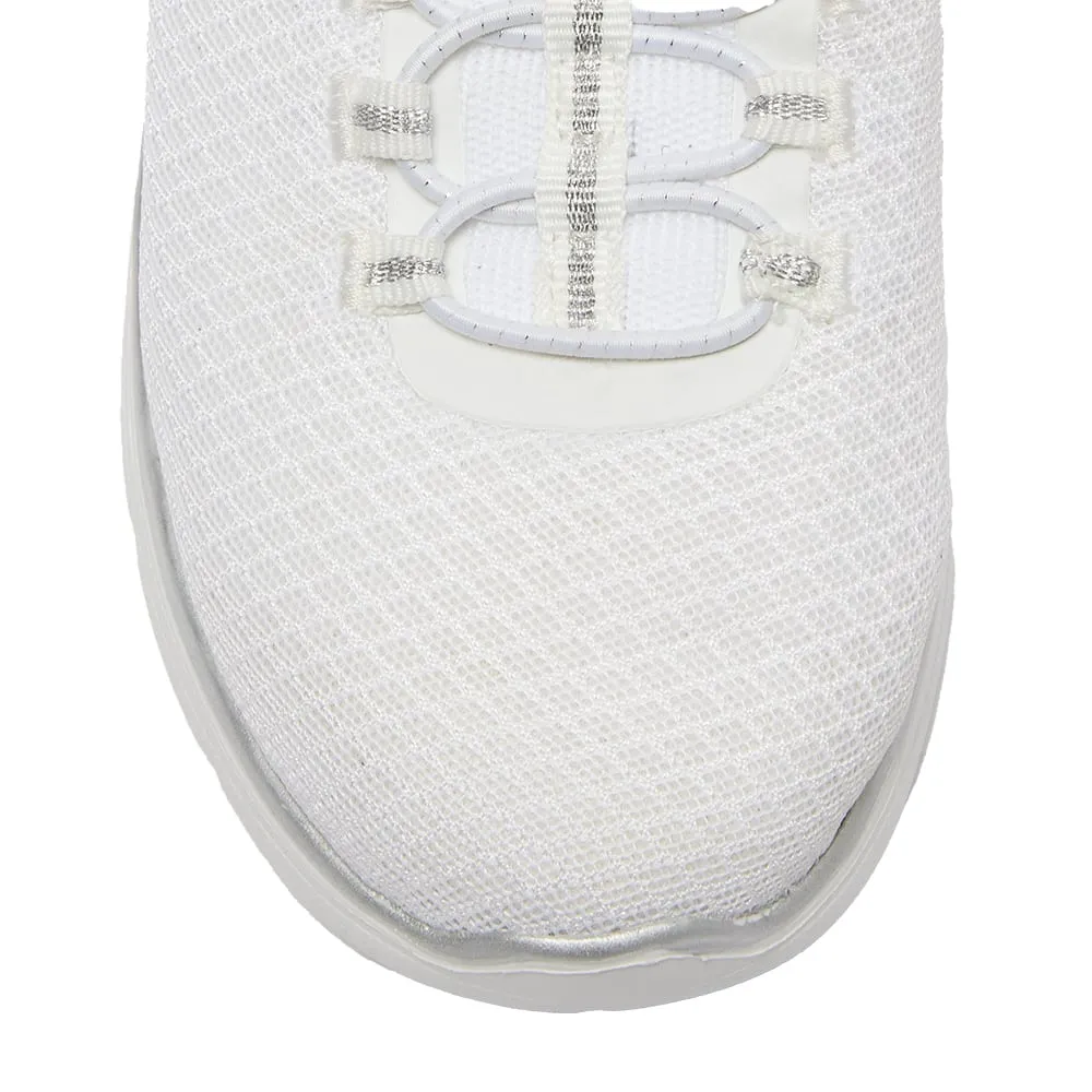 Quest Flat in White Knit