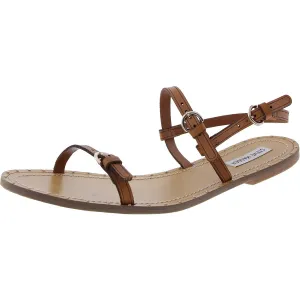 Raquel Womens Adjustable Leather Ankle Strap