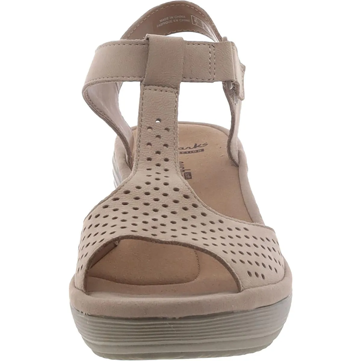 Reedly Jump Womens Nubuck Ankle Strap Wedge Sandals