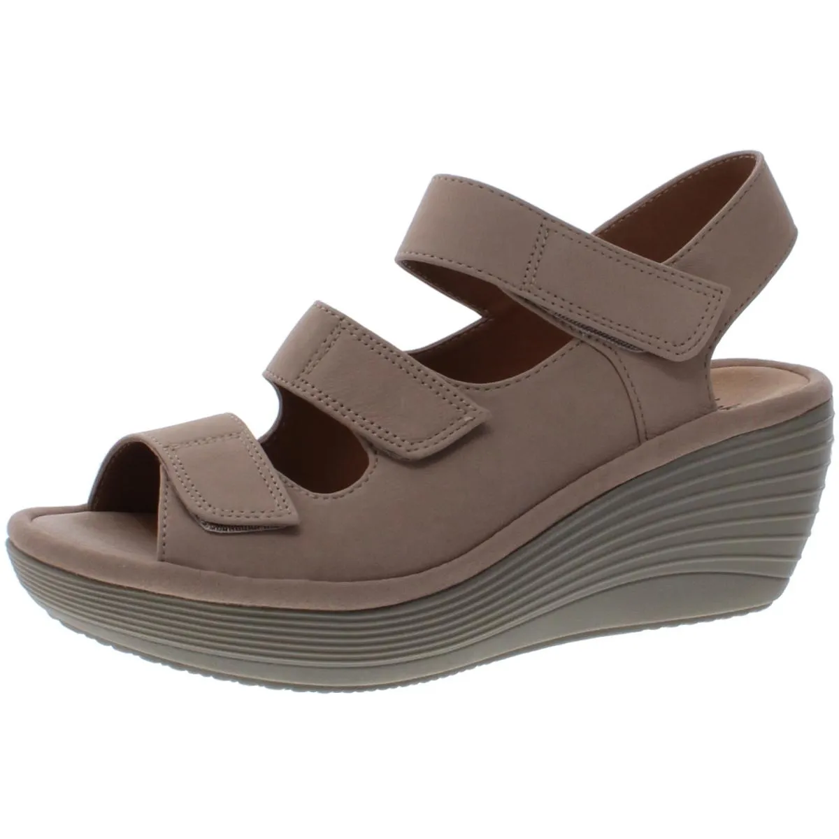 Reedly Juno Womens Nubuck Platforms Wedges