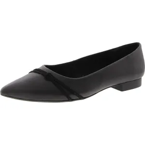 rhea Womens Solid Manmade Flat Shoes