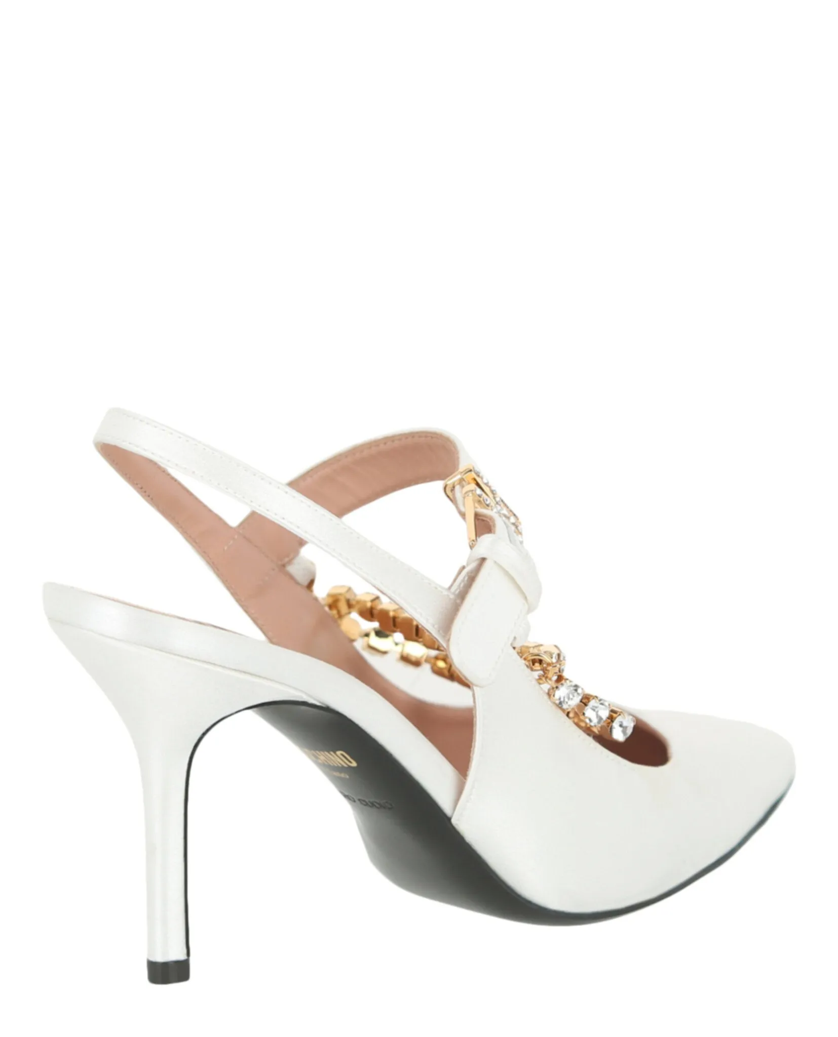 Rhinestone-Embellished Pumps