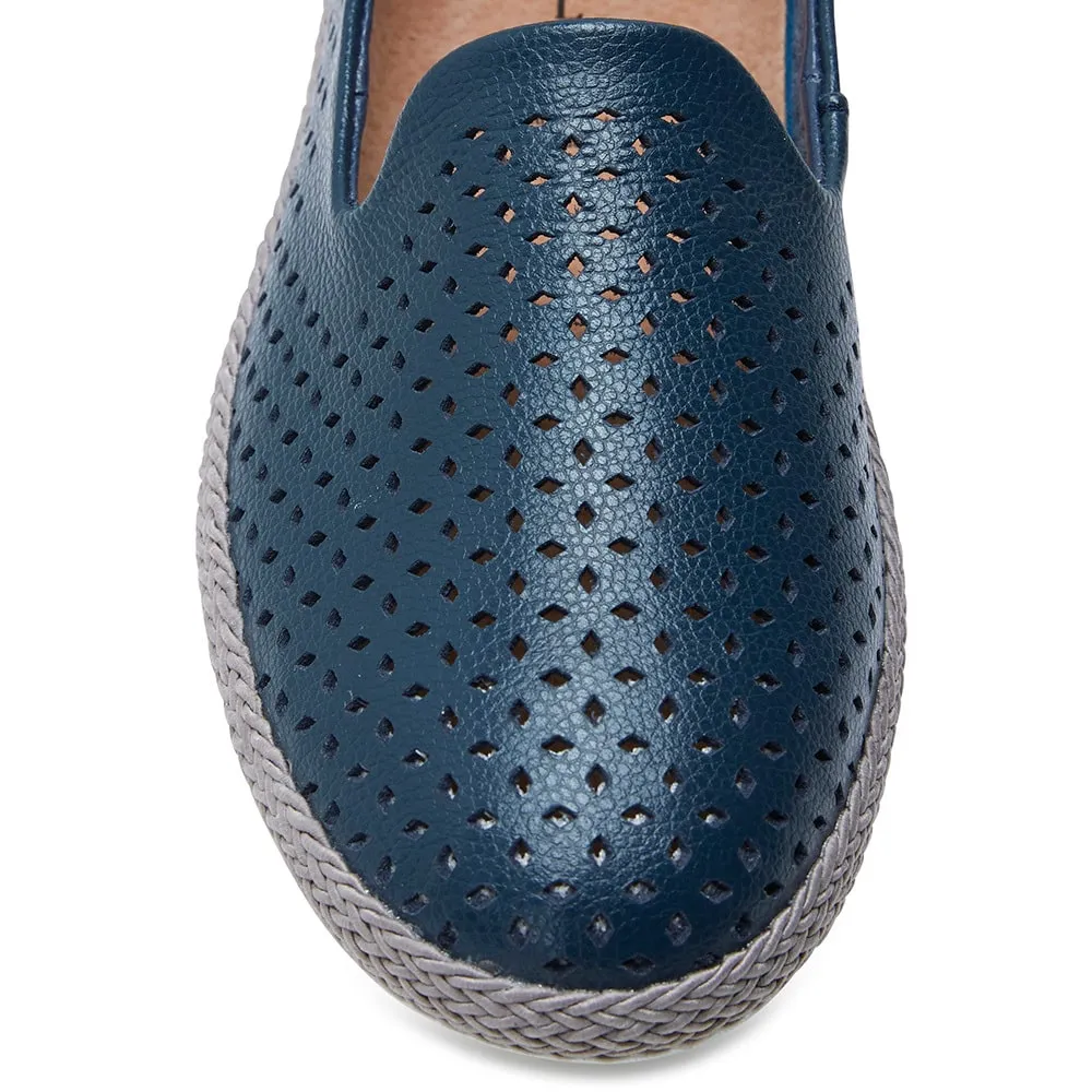 Ricky Loafer in Navy Leather