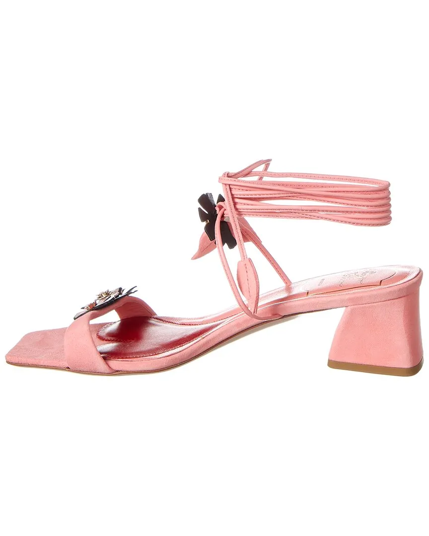 Roger Vivier Vivier Blossom Suede Sandal