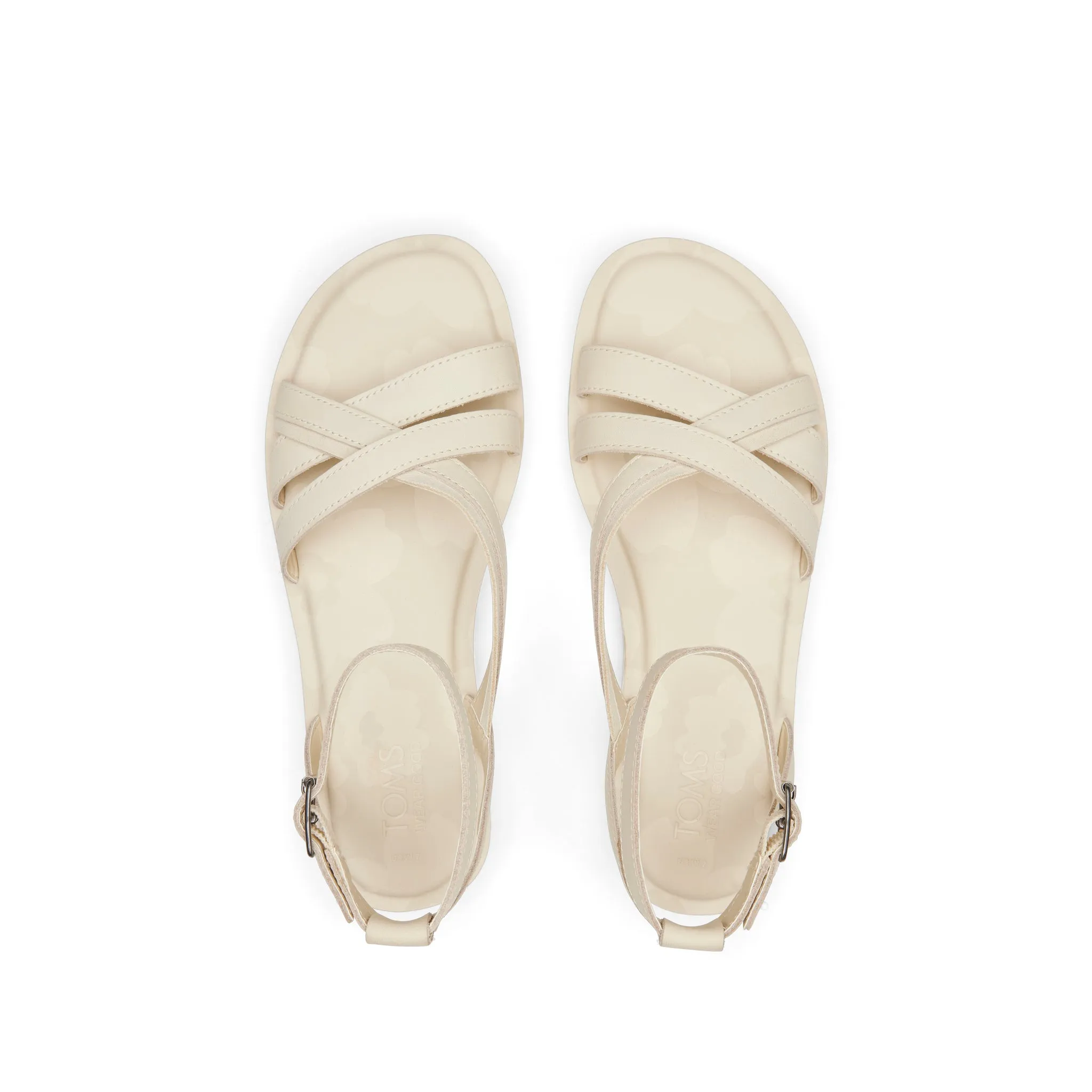 Rory Cream Leather Sandal