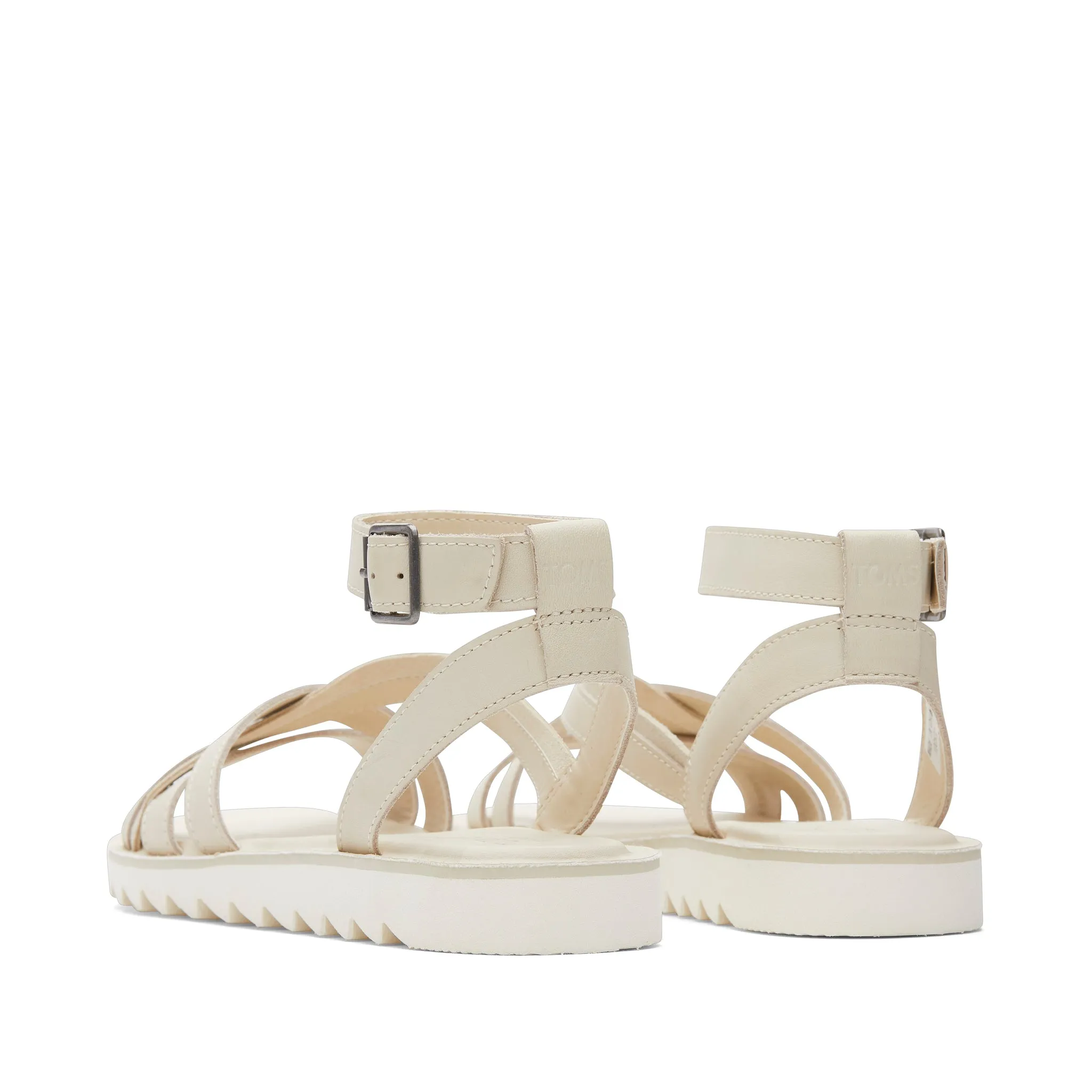 Rory Cream Leather Sandal