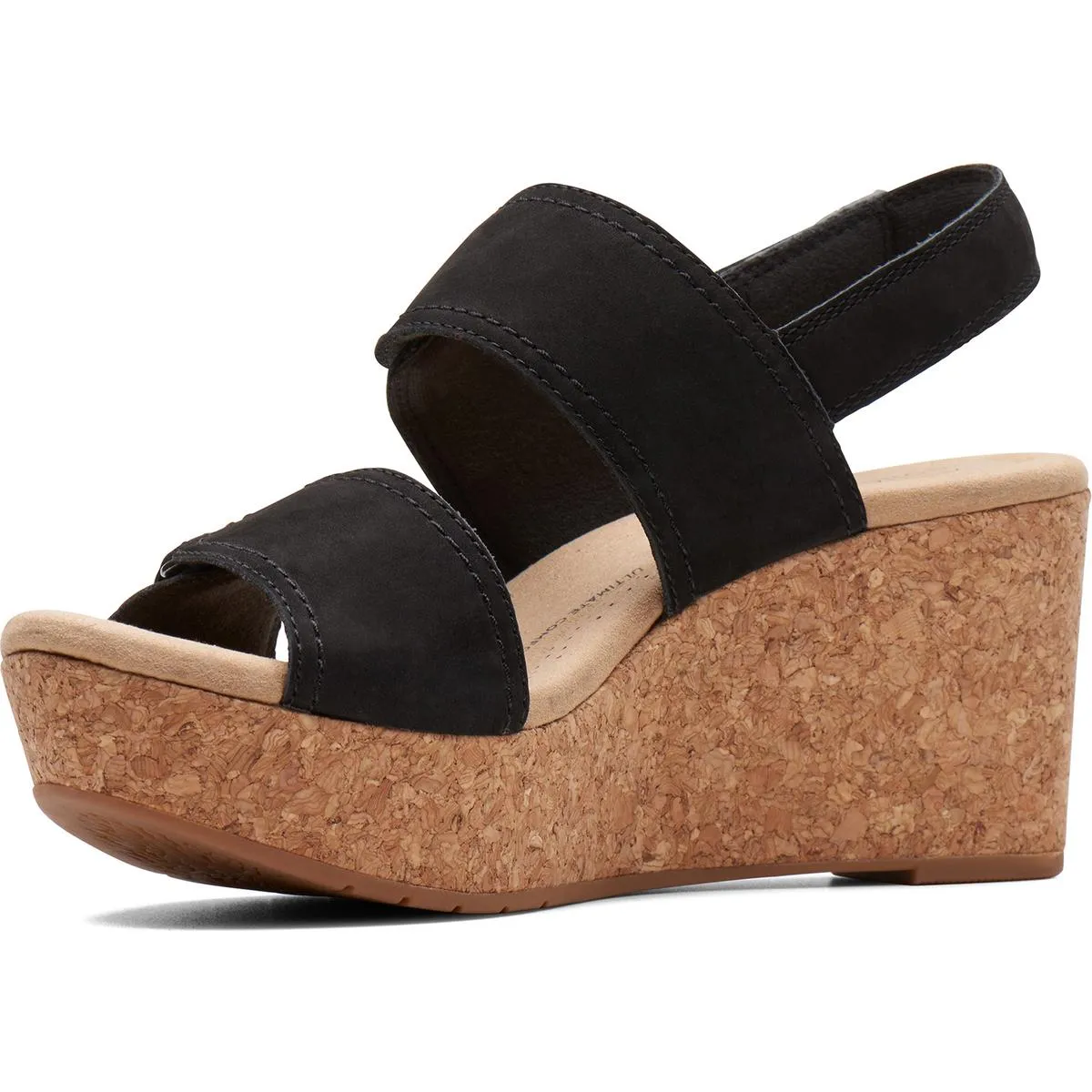 Rose Lane Womens Suede Wedge Sandals