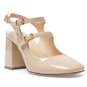 Roslyn Heel in Nude Patent