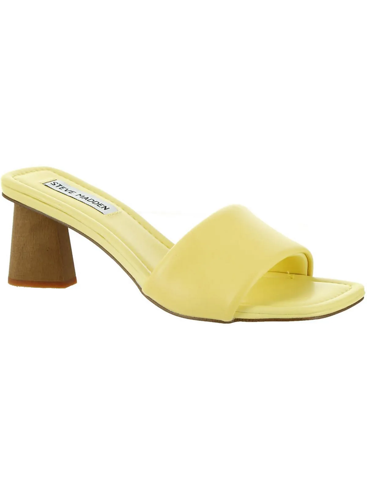 Saged Womens Leather Slip On Slide Sandals