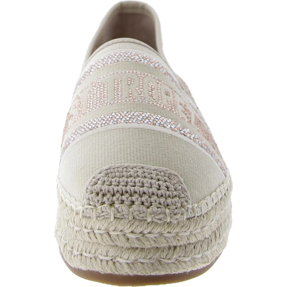 Samara Womens Rhinestone Slip On Espadrilles