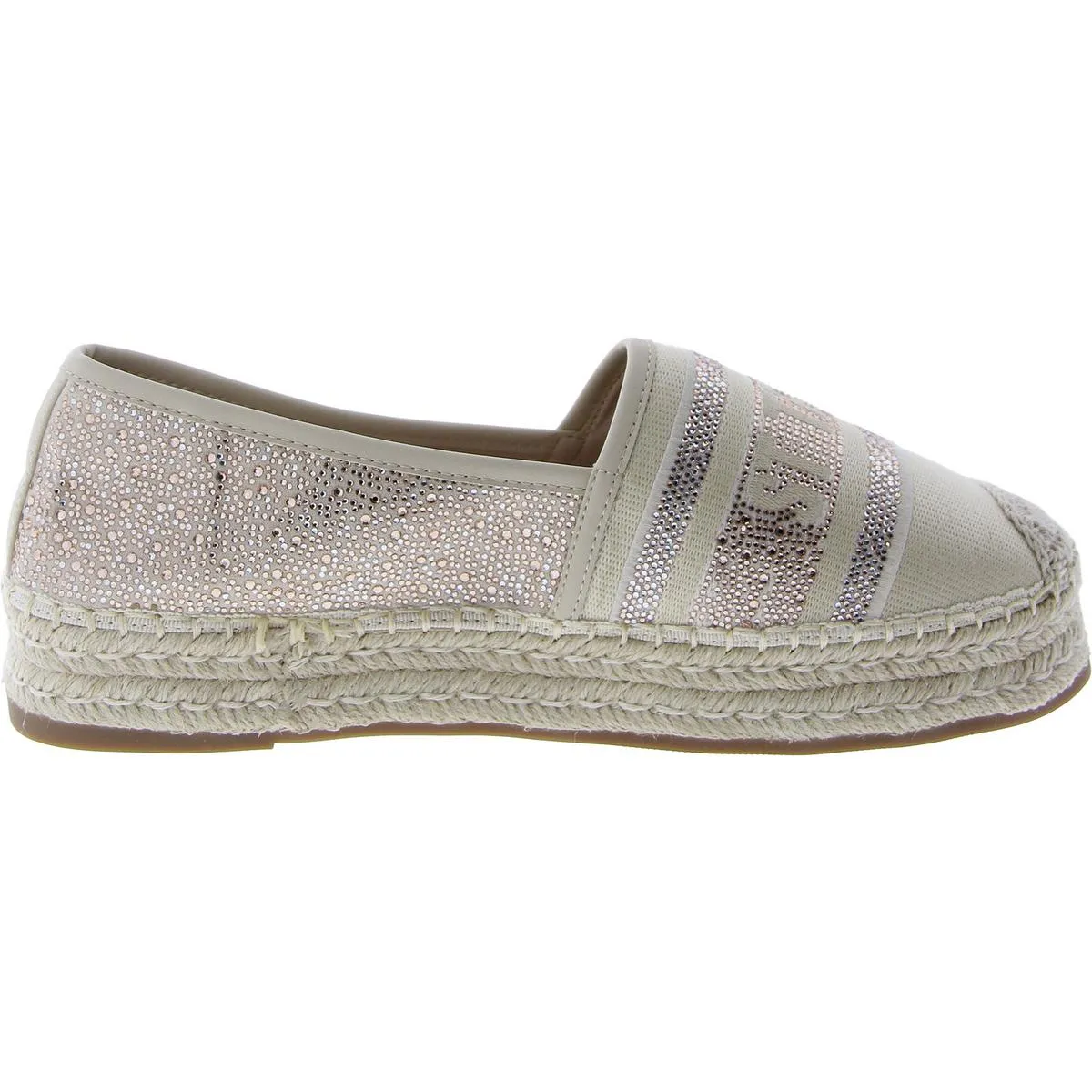 Samara Womens Rhinestone Slip On Espadrilles