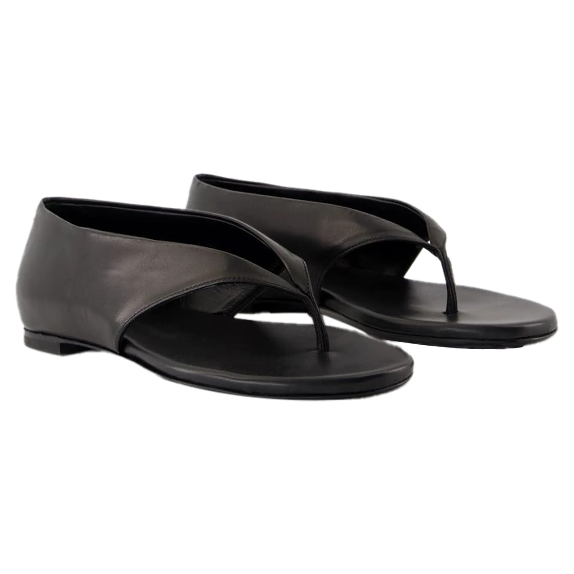 Sandals - Courreges - Leather - Black