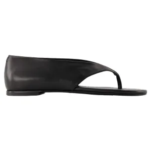 Sandals - Courreges - Leather - Black