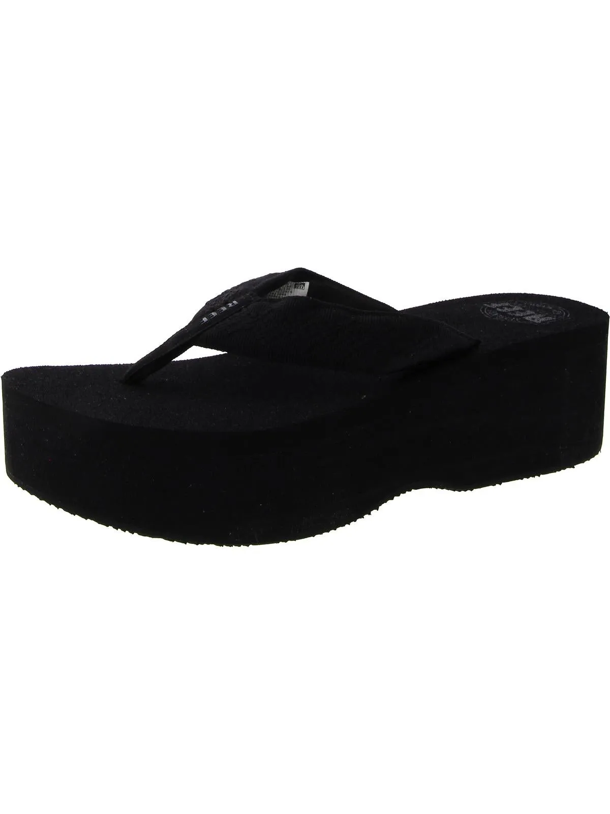 Sandy Hi Womens Open Toe Slip On Platform Sandals