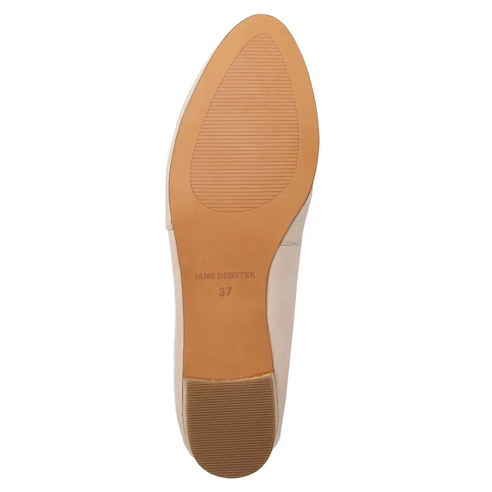 Sasha Heel in Blush Leather