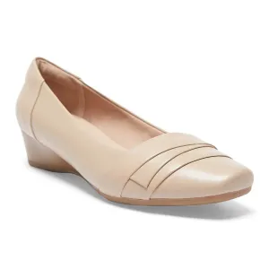 Saturn Heel in Nude Leather