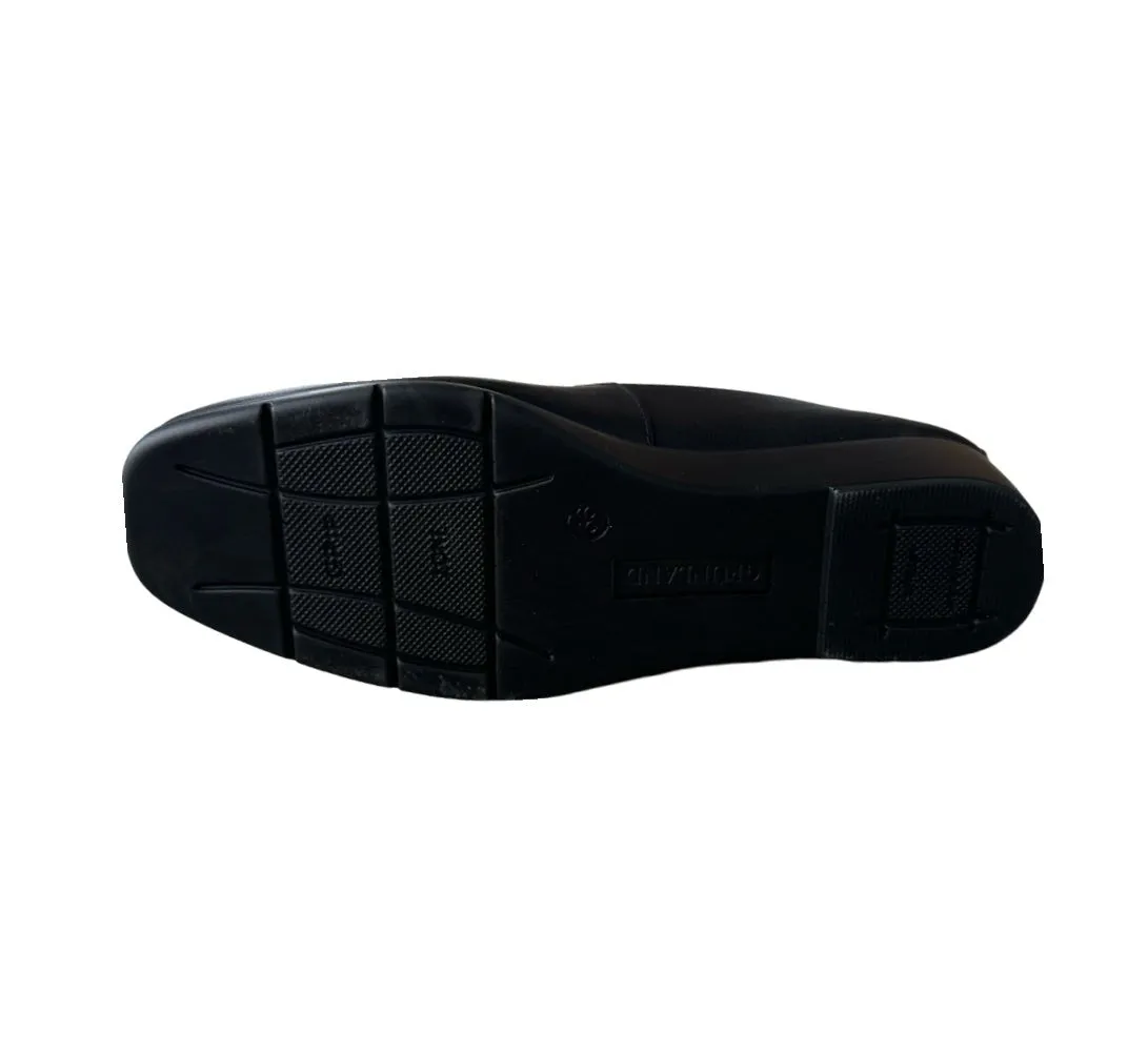 SC5648 Black Leather Skimmer