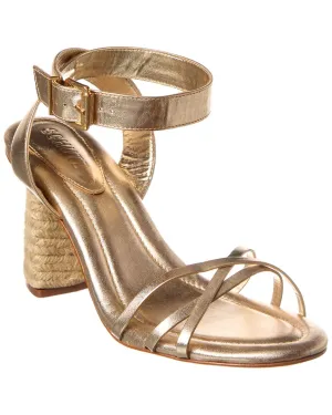 Schutz Alexandra High Block Leather Sandal