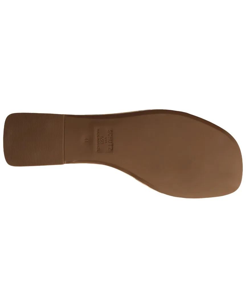 SCHUTZ Georgia Flat Leather Flat