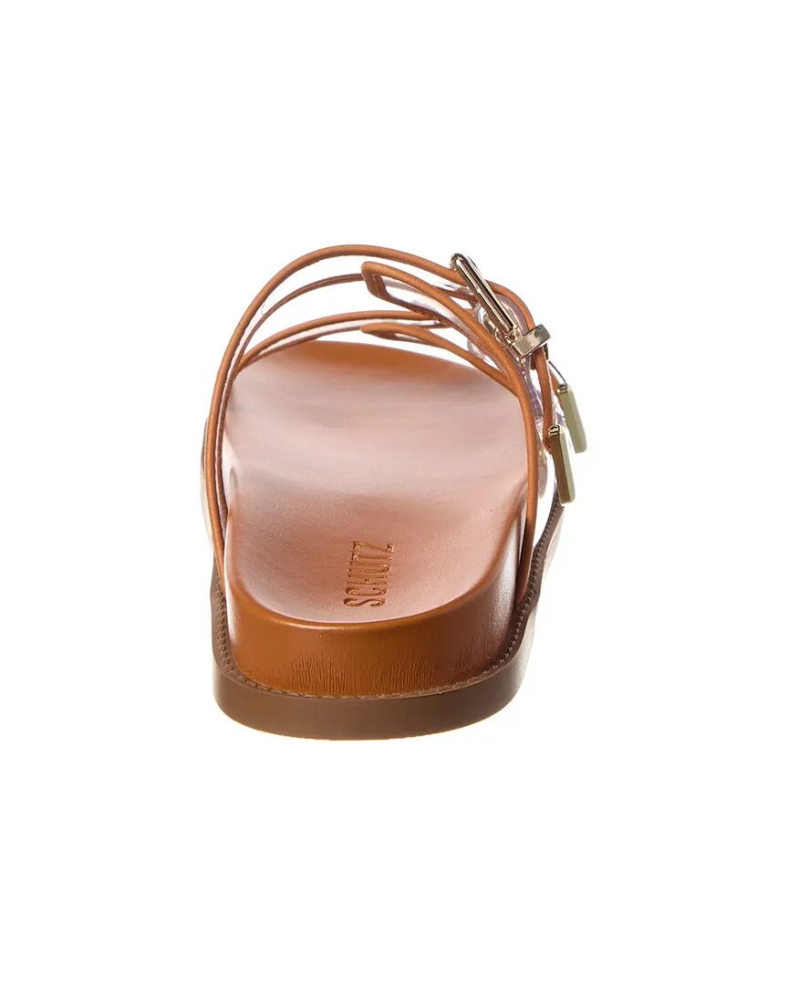 Schutz Naomi Vinyl Leather Flat