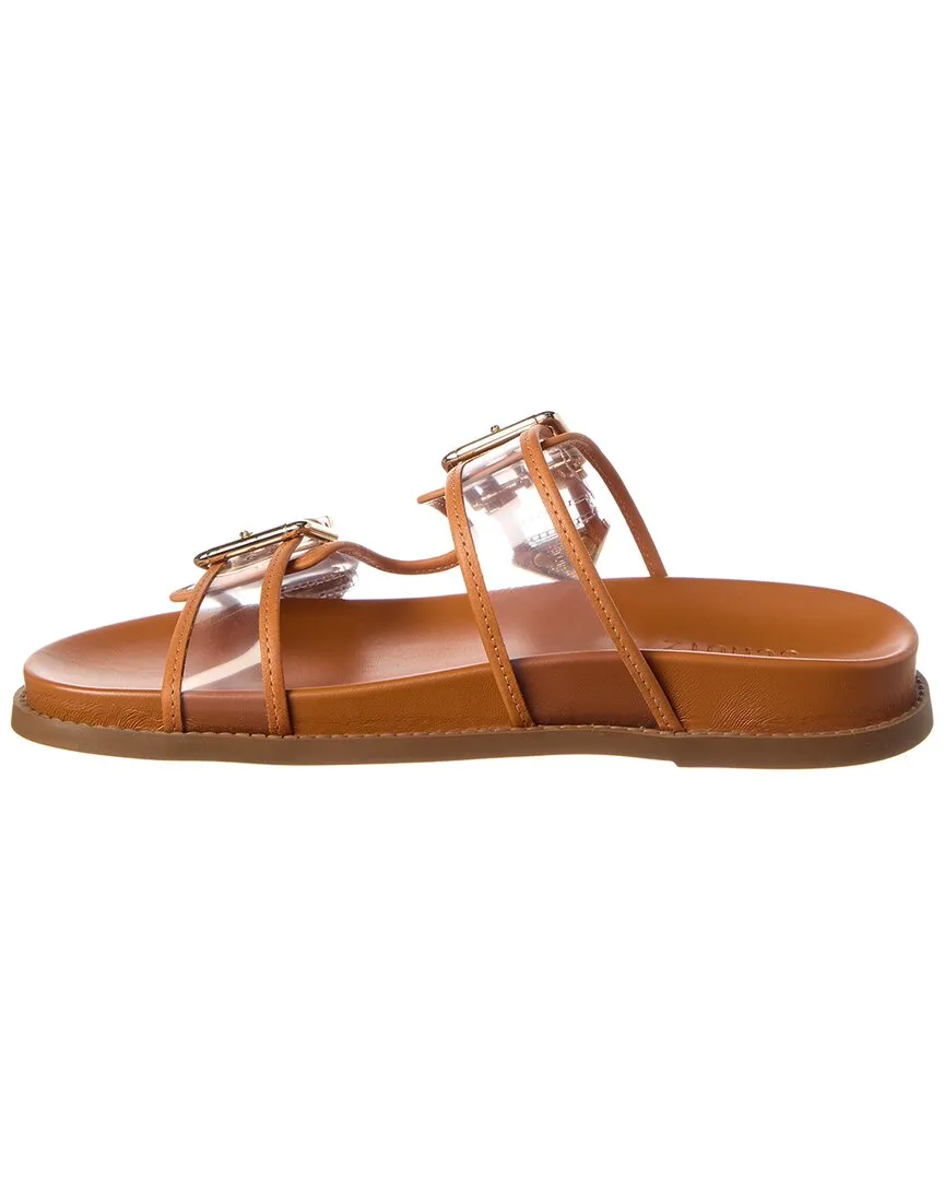 Schutz Naomi Vinyl Leather Flat