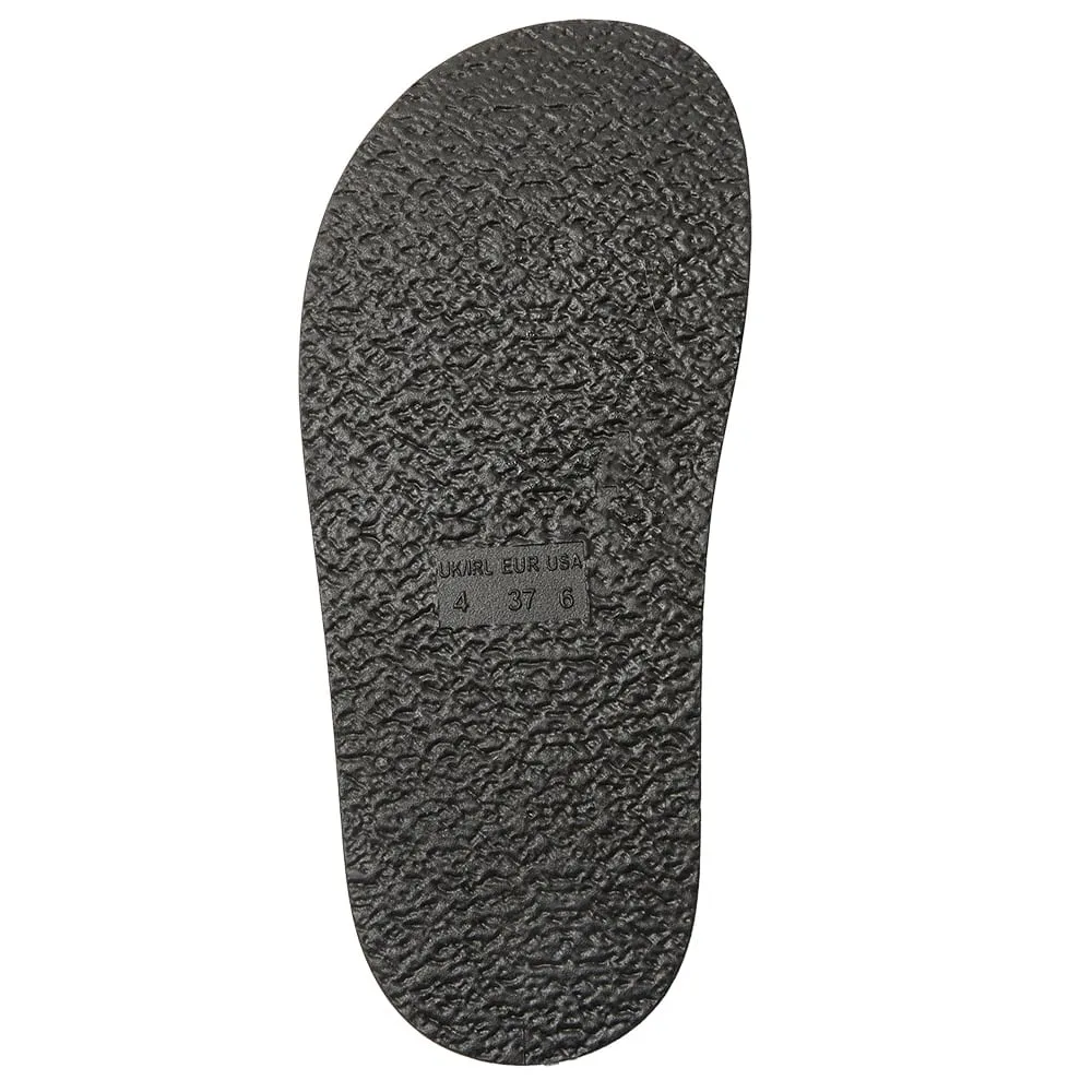 Seashore Slide in Black On Black