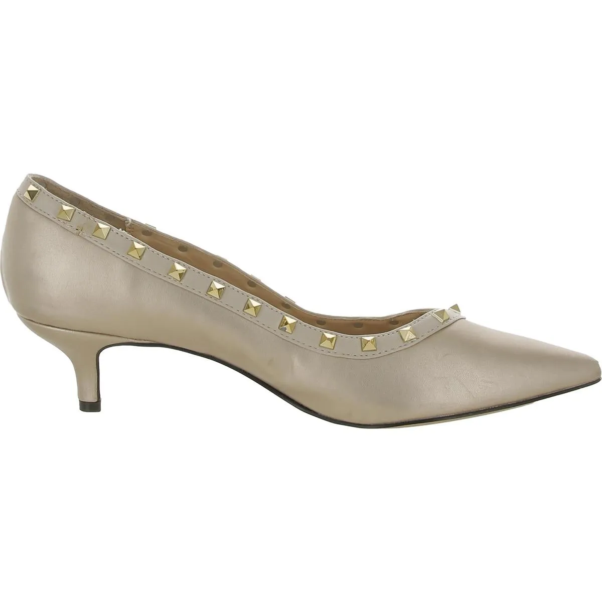 Seema-1 Womens Pointed Toe Dressy Kitten Heels