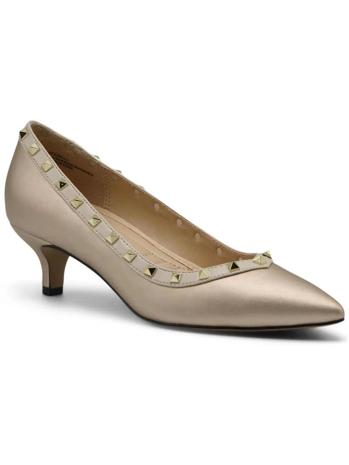 Seema-1 Womens Pointed Toe Dressy Kitten Heels