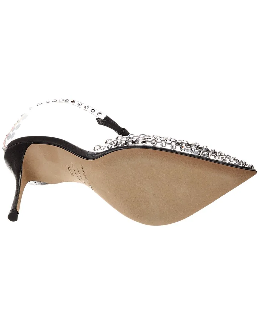 Sergio Rossi Godiva Vinyl & Leather Pump