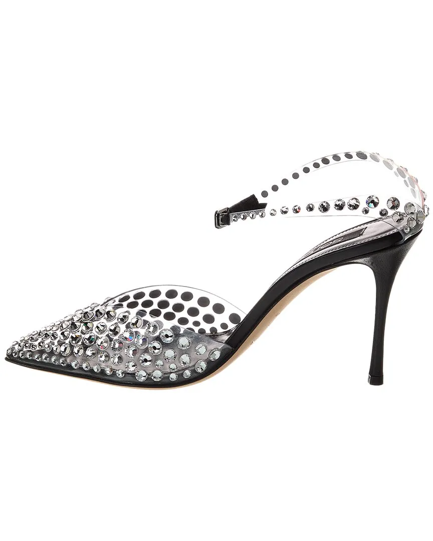 Sergio Rossi Godiva Vinyl & Leather Pump