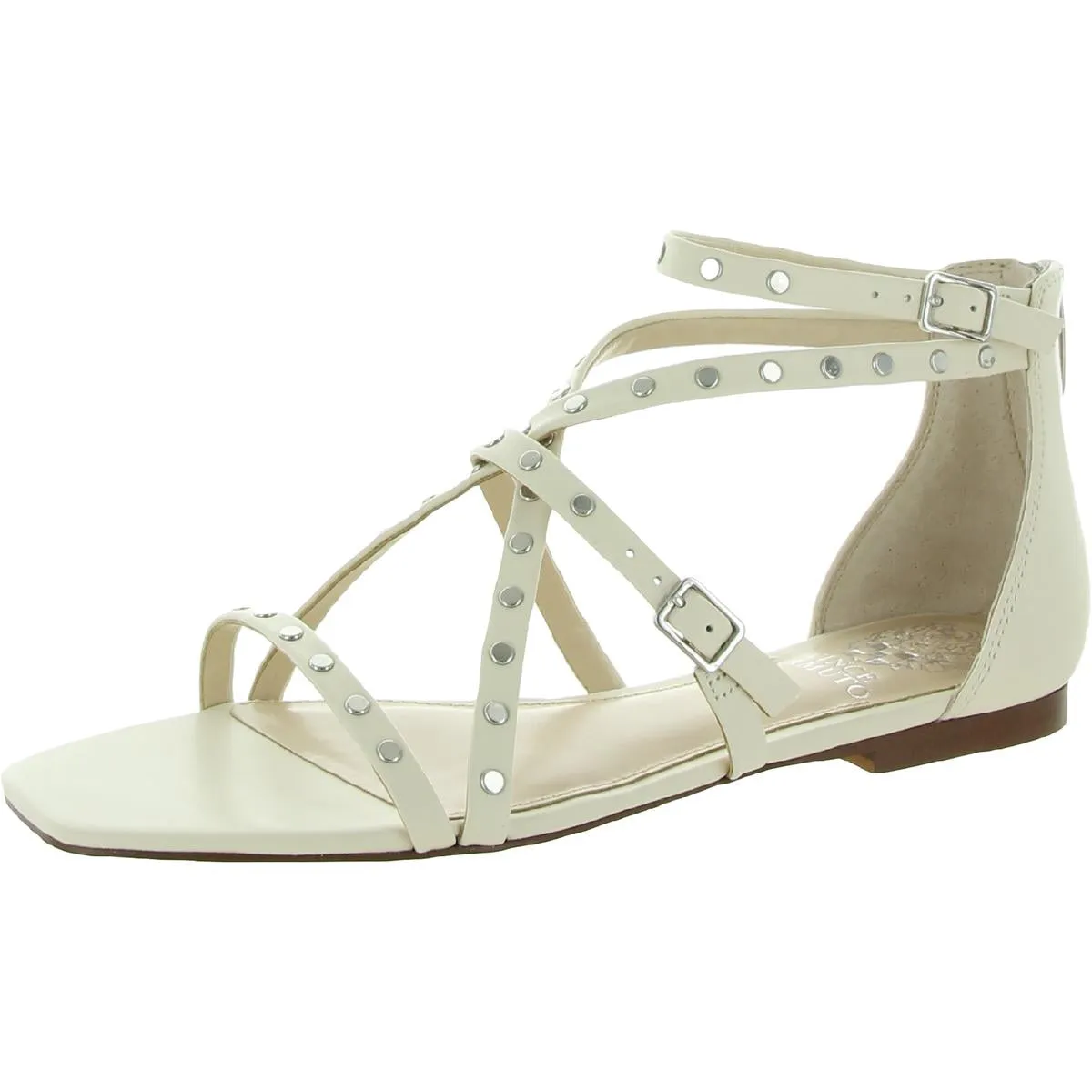 Seseti Womens Leather Open Toe Strappy Sandals