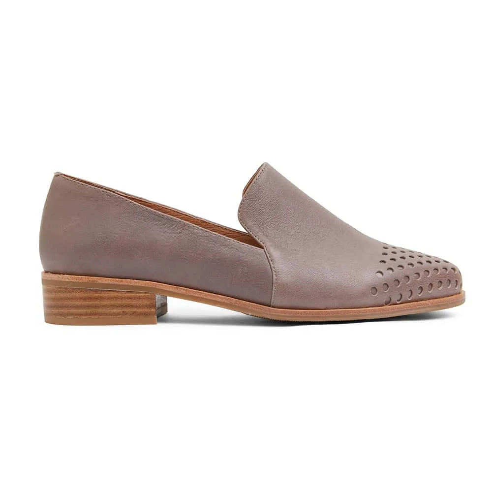 Shade Loafer in Taupe Leather