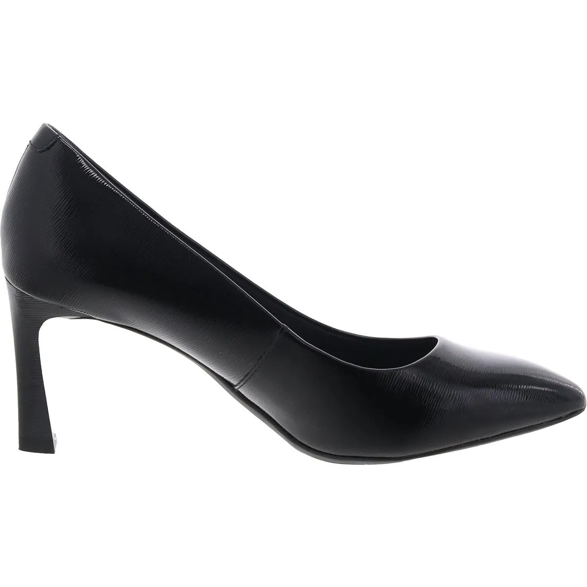 Sheehan Womens Patent Leather Slip-On Dress Heels