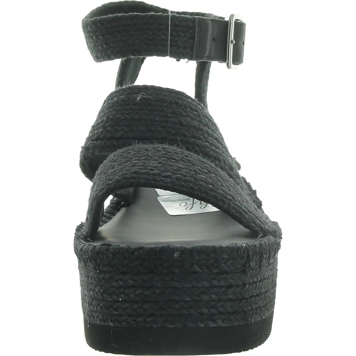 Showstopr Womens Woven Slingback Platform Sandals