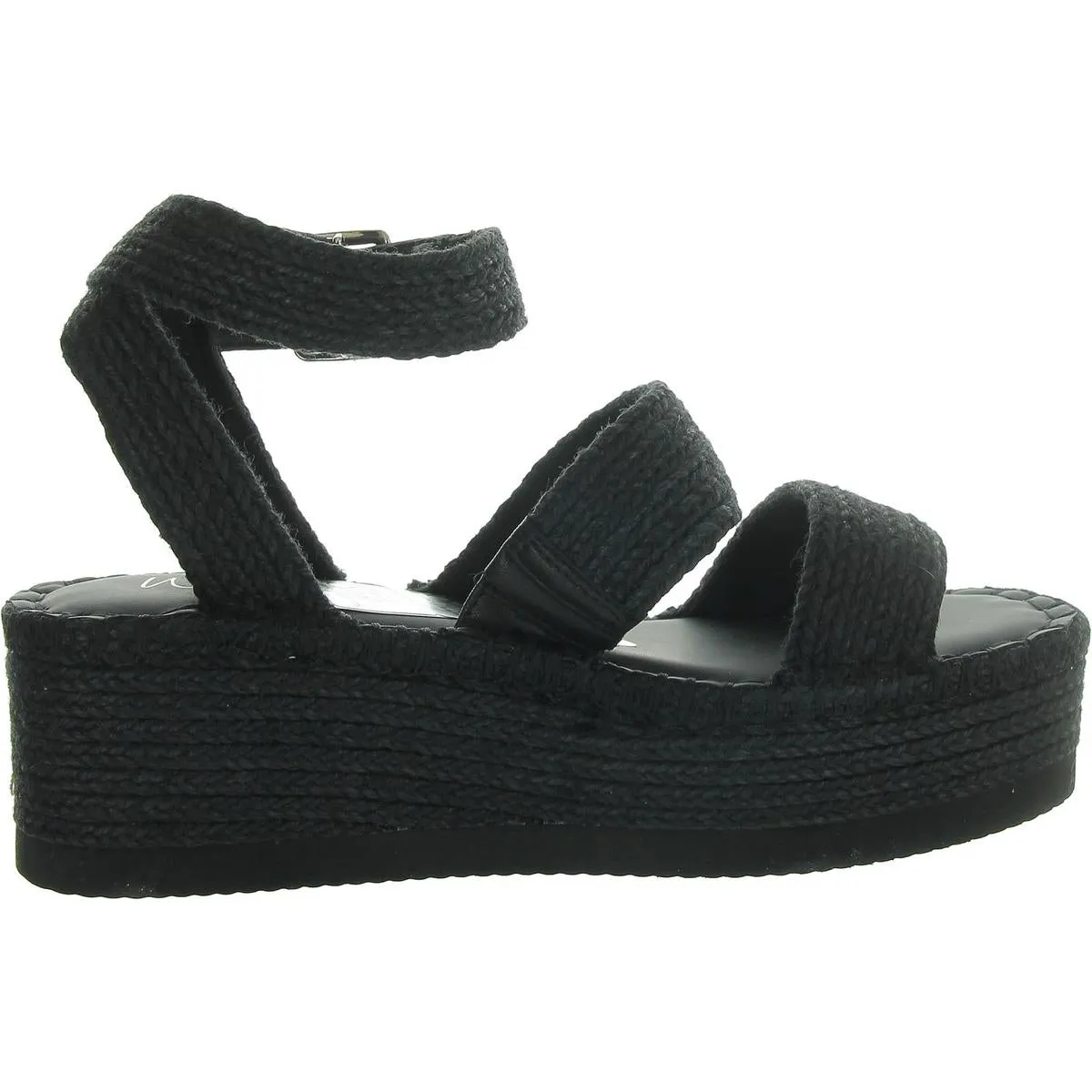 Showstopr Womens Woven Slingback Platform Sandals