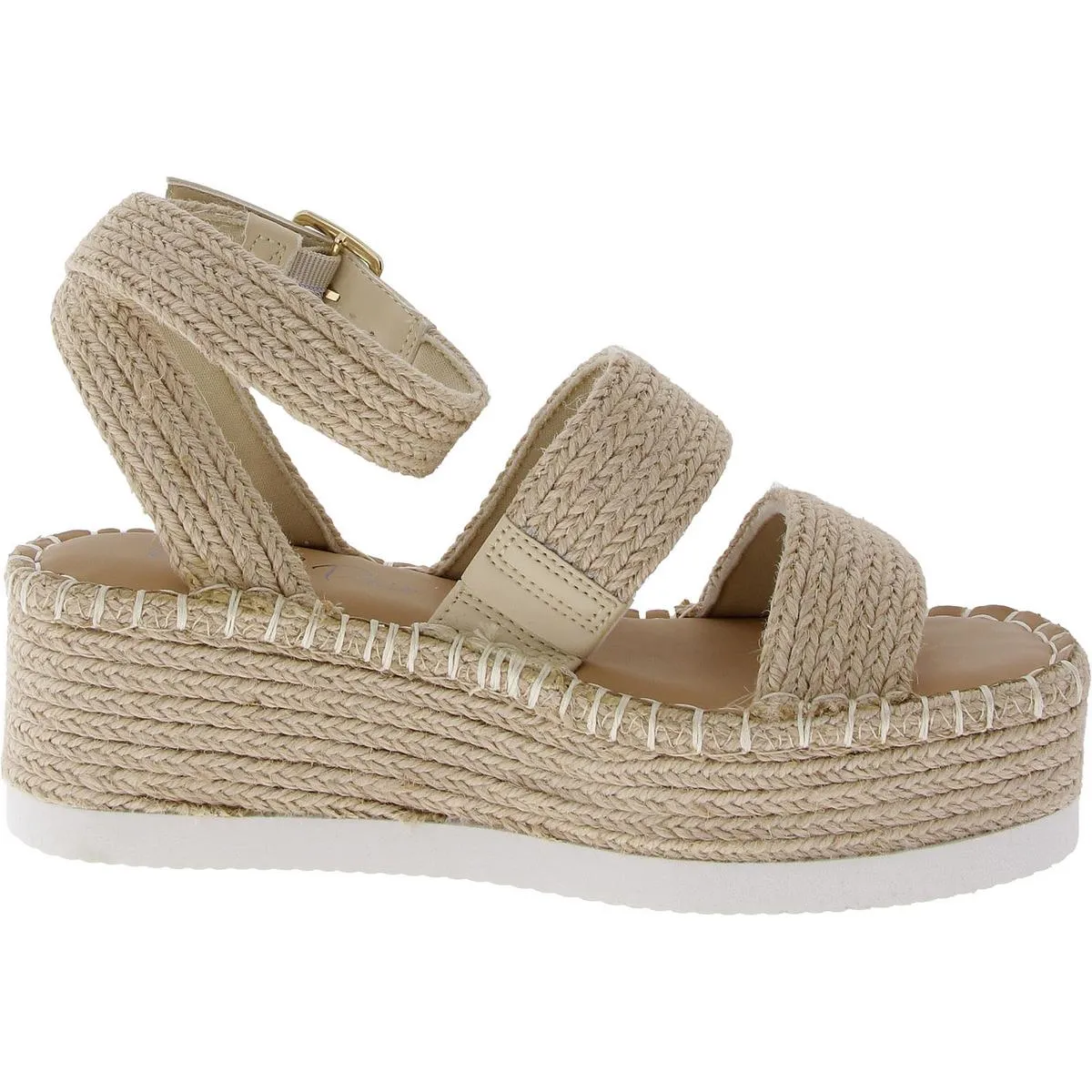 Showstopr Womens Woven Slingback Platform Sandals