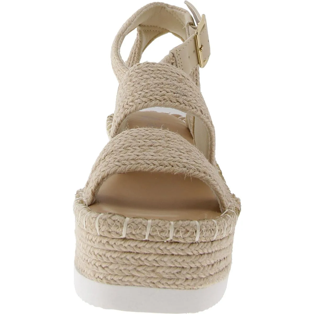 Showstopr Womens Woven Slingback Platform Sandals