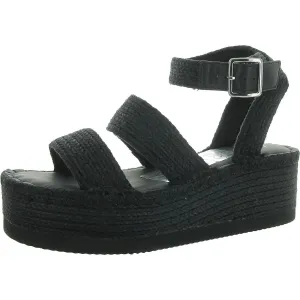 Showstopr Womens Woven Slingback Platform Sandals
