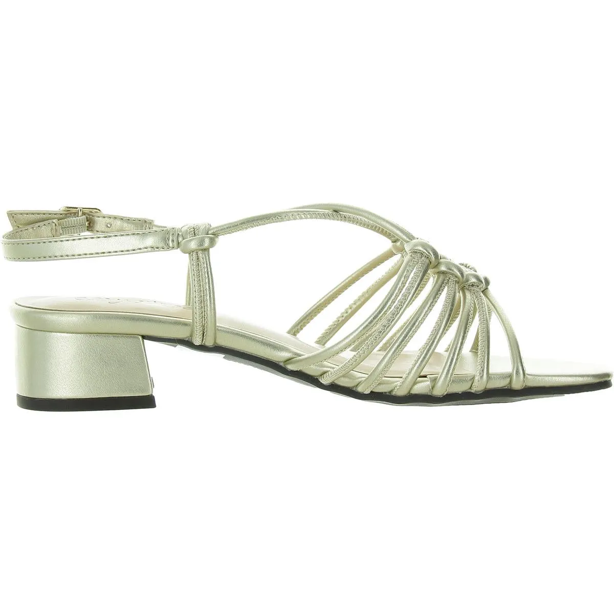 Sicilla Womens Strappy Faux Leather Slingback Sandals
