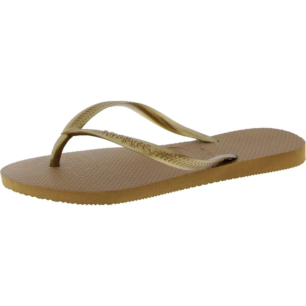 Slim Womens Textured Thong Flip-Flops